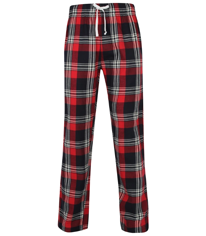 SF Clothing SF Clothing Tartan Lounge Pants in RD/NV