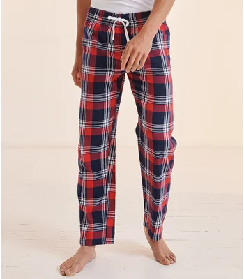 SF Clothing SF Clothing Tartan Lounge Pants in RD/NV