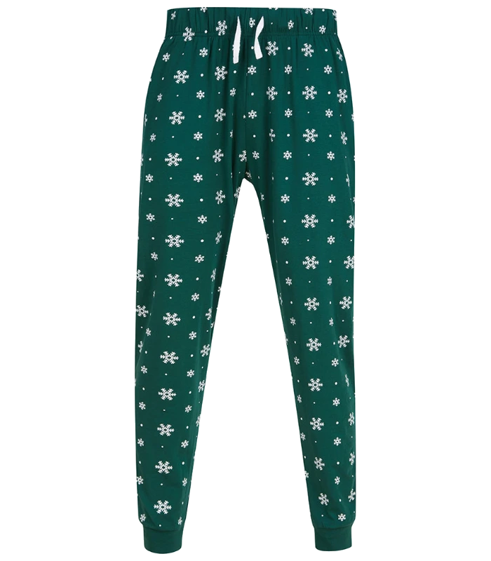 SF Clothing SF Clothing Unisex Cuffed Lounge Pants in BO/WH