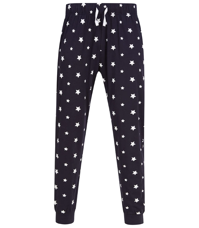 SF Clothing SF Clothing Unisex Cuffed Lounge Pants in NV/WH