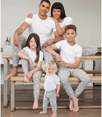 SF Clothing SF Clothing Unisex Cuffed Lounge Pants in N/WSP