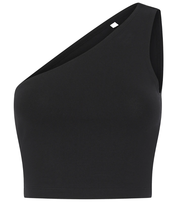 SF Clothing SF Clothing Ladies One Shoulder Top in BLK
