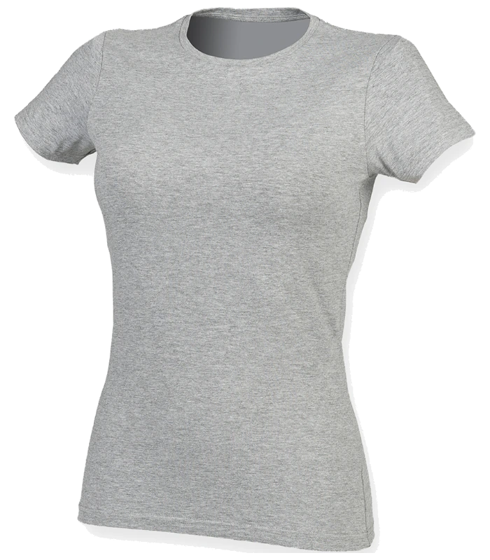 SF Clothing SF Clothing Ladies Feel Good Stretch T-Shirt in HEA