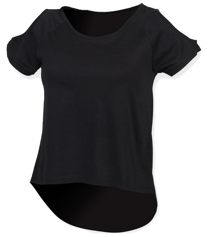 SF Clothing SF Clothing Ladies Drop Tail T-Shirt in HEA