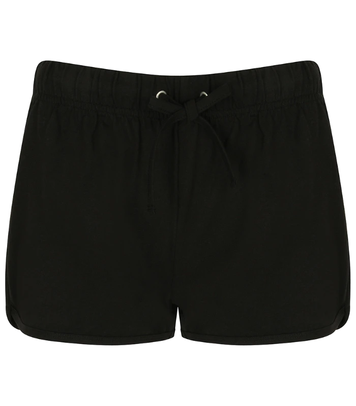 SF Clothing SF Clothing Ladies Retro Shorts in BK/BK