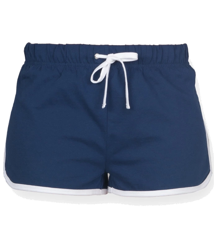 SF Clothing SF Clothing Ladies Retro Shorts in NV/WH