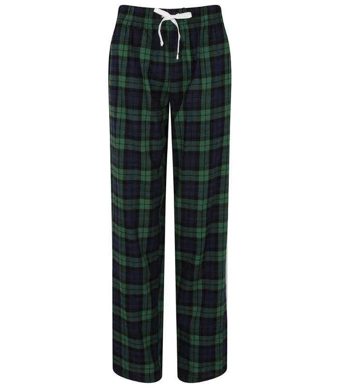 SF Clothing SF Clothing Ladies Tartan Lounge Pants in NV/GN