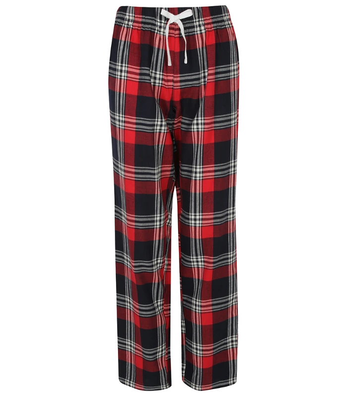 SF Clothing SF Clothing Ladies Tartan Lounge Pants in RD/NV