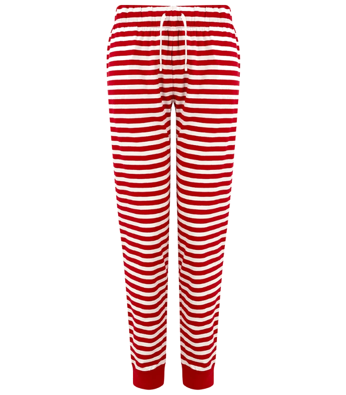 SF Clothing SF Clothing Ladies Lounge Pants in RD/WH