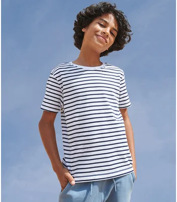 SF Clothing SF Clothing Kids Striped T-Shirt in WH/OX