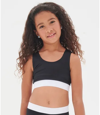 SF Clothing SF Clothing Kids Fashion Crop Top in BK/BK