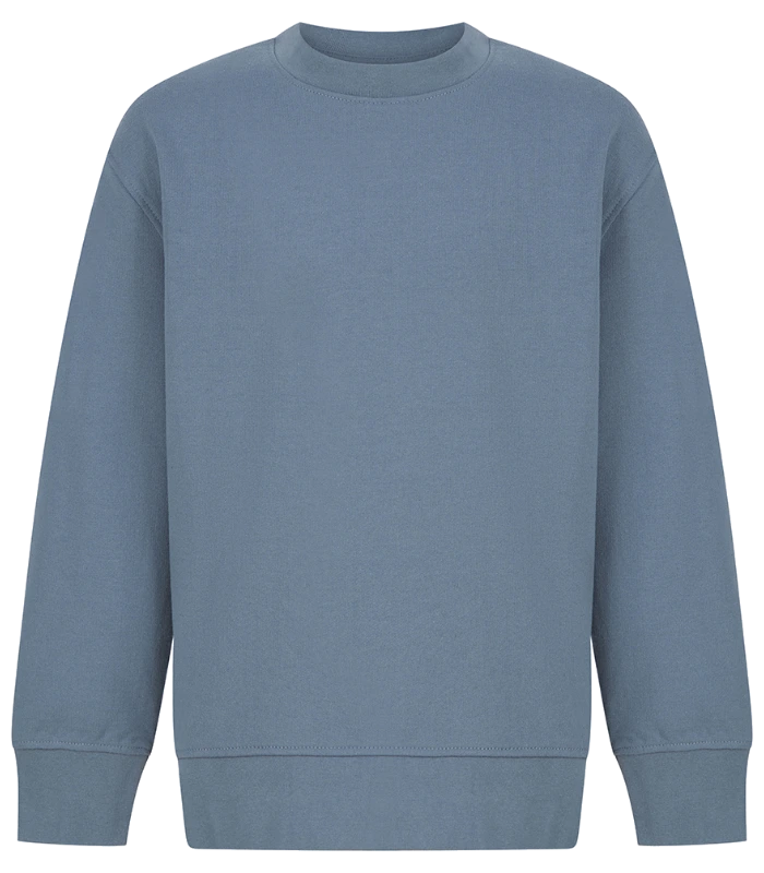 SF Clothing SF Clothing Kids Sustainable Fashion Curved Hem Sweatshirt in SNB