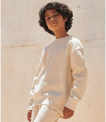 SF Clothing SF Clothing Kids Sustainable Fashion Curved Hem Sweatshirt in LTS