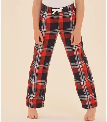 SF Clothing SF Clothing Kids Tartan Lounge Pants in RD/NV