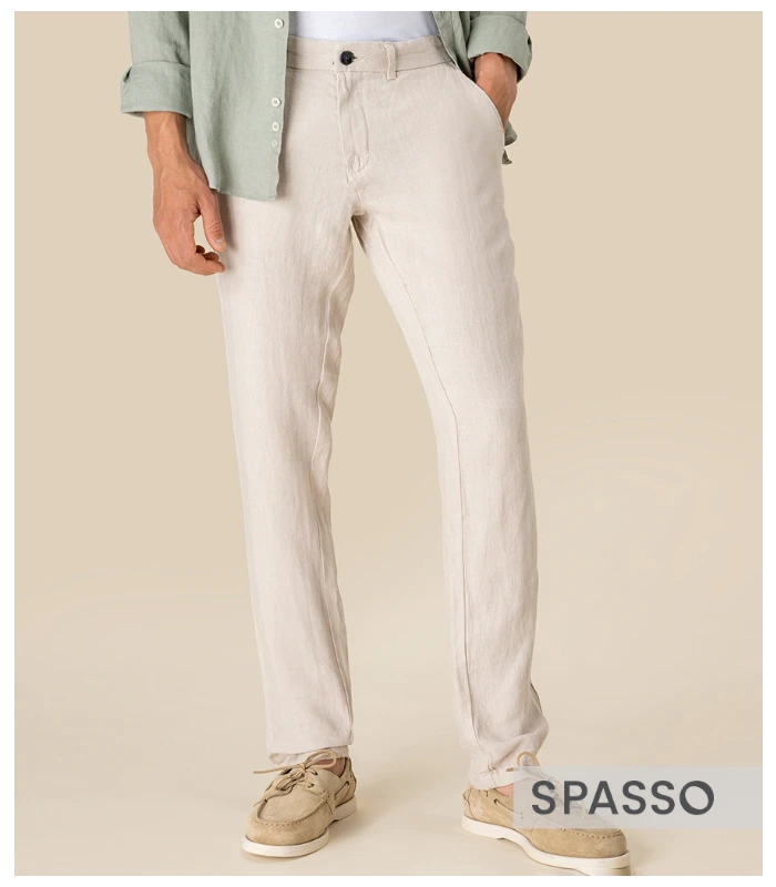 Spasso Spasso Linen Trousers in LNS