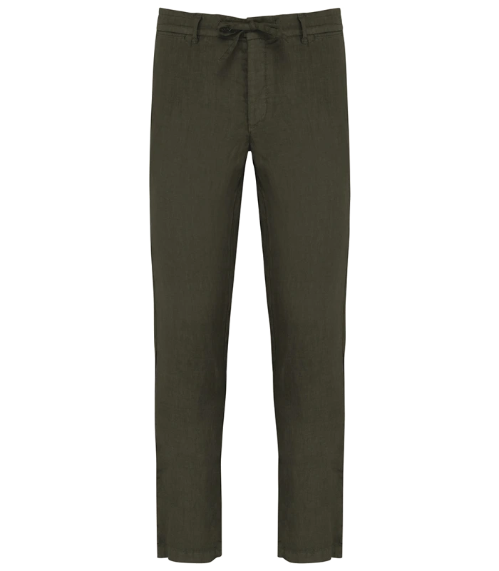 Spasso Spasso Faded Linen Trousers in WOK