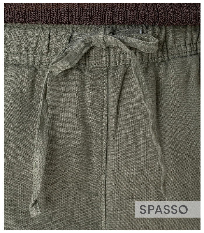 Spasso Spasso Ladies Washed Trousers in WDW