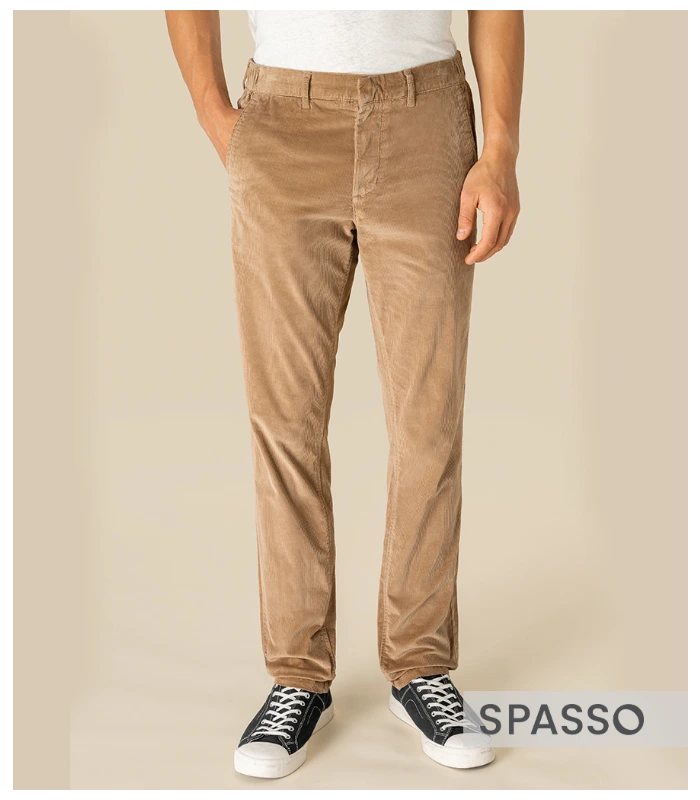 Spasso Spasso Corduroy Trousers in NAV