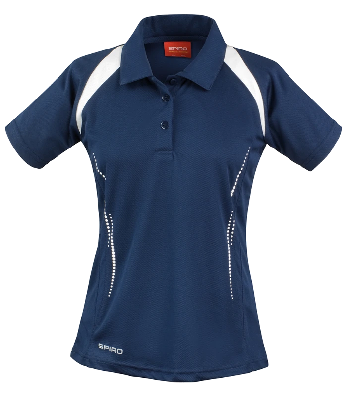 Spiro Spiro Ladies Team Spirit Polo Shirt in NV/WH