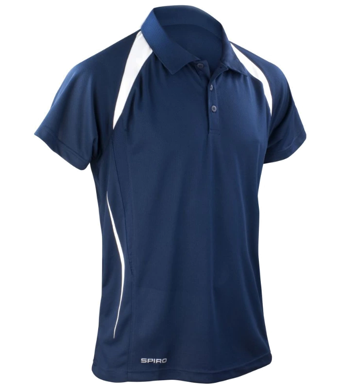 Spiro Spiro Team Spirit Polo Shirt in NV/WH