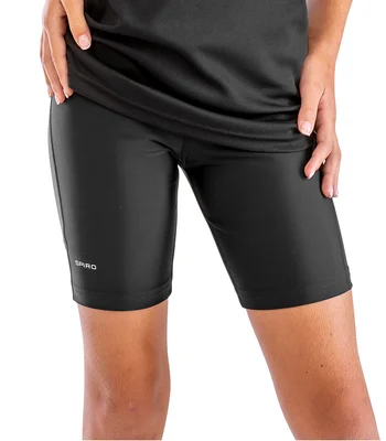 Spiro Spiro Kids Bodyfit Base Layer Shorts in BLK