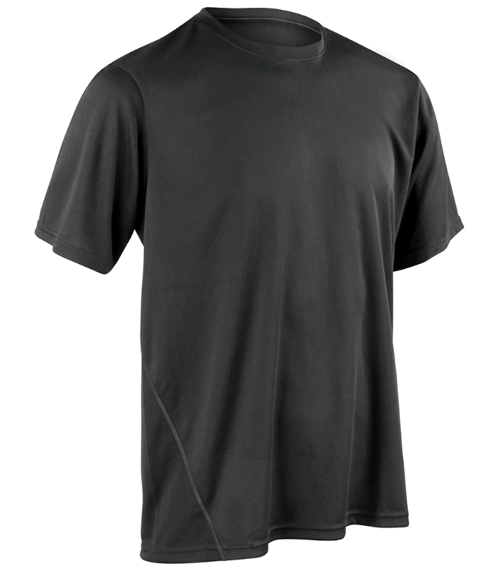 Spiro Spiro Quick Dry Performance T-Shirt in BLK