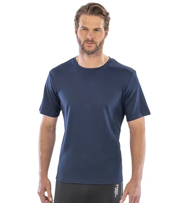 Spiro Spiro Quick Dry Performance T-Shirt in NAV