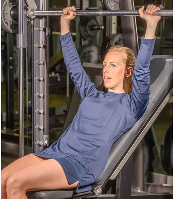 Spiro Spiro Ladies Performance Long Sleeve T-Shirt in NAV