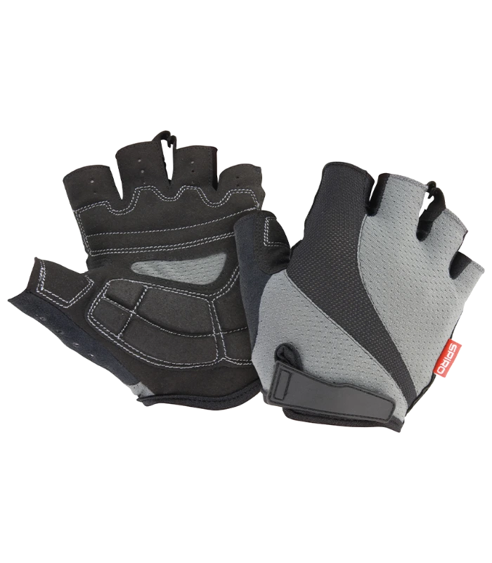 Spiro Spiro Fingerless Summer Short Gloves in GY/BK