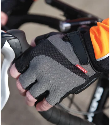 Spiro Spiro Fingerless Summer Short Gloves in GY/BK