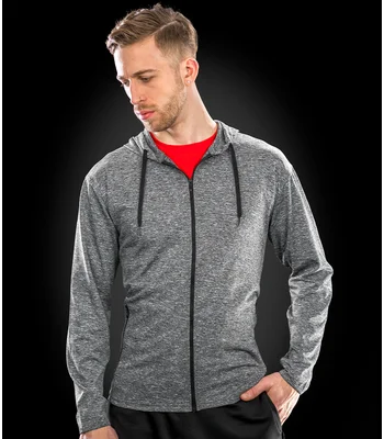 Spiro Spiro Hooded T-Shirt Jacket in MLG