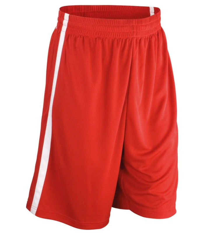 Spiro Spiro Basketball Shorts in RD/WH