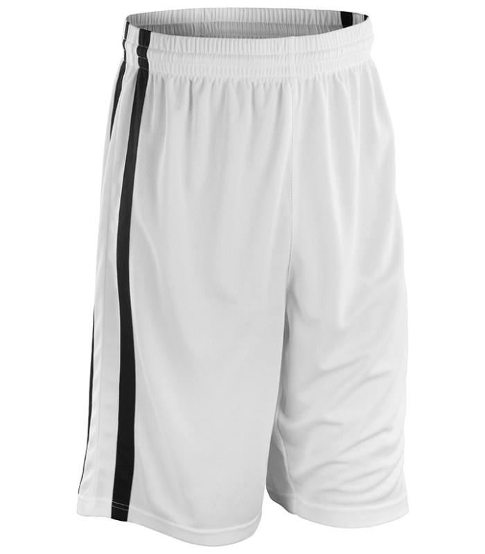 Spiro Spiro Basketball Shorts in WH/BK