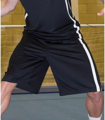Spiro Spiro Basketball Shorts in BK/WH