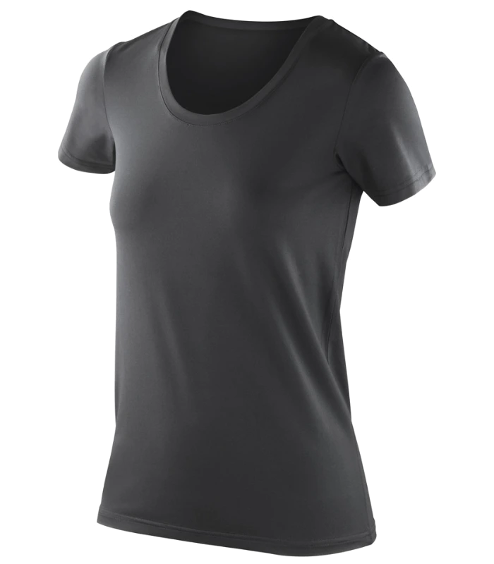 Spiro Spiro Impact Ladies Softex® T-Shirt in BLK
