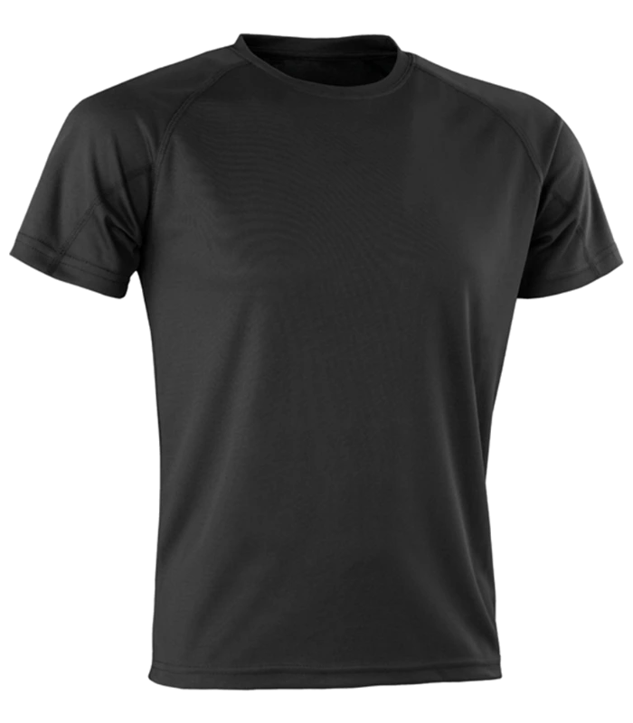 Spiro Spiro Impact Performance Aircool T-Shirt in BLK