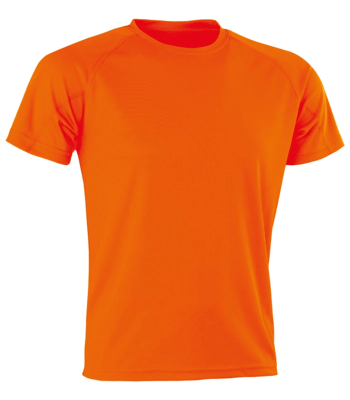 Spiro Spiro Impact Performance Aircool T-Shirt in FLO