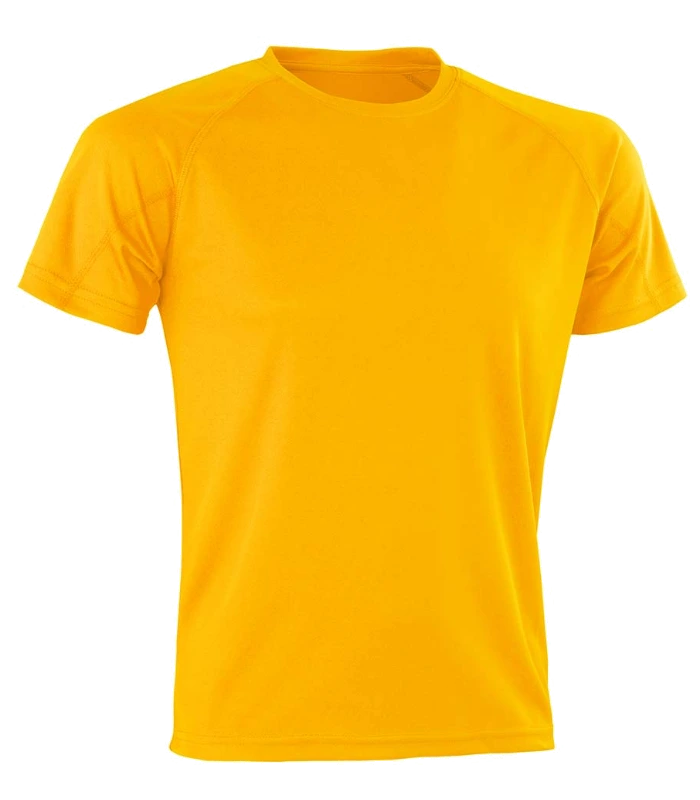 Spiro Spiro Impact Performance Aircool T-Shirt in GOL