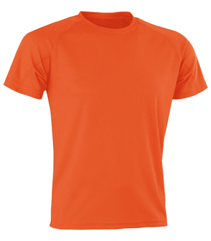 Spiro Spiro Impact Performance Aircool T-Shirt in ORA