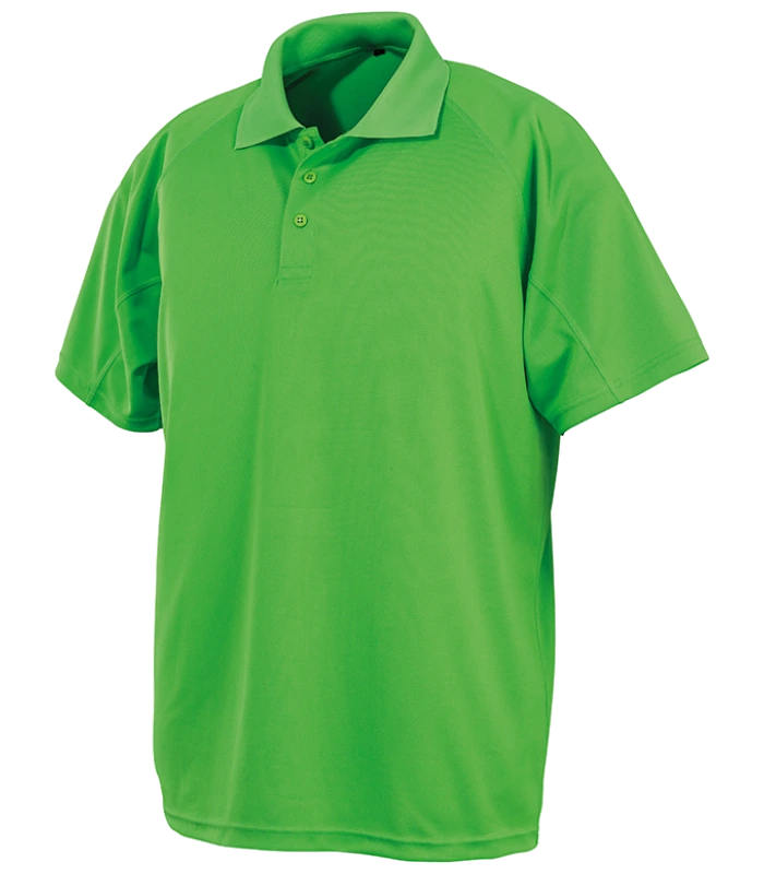 Spiro Spiro Impact Performance Aircool Polo Shirt in LIM