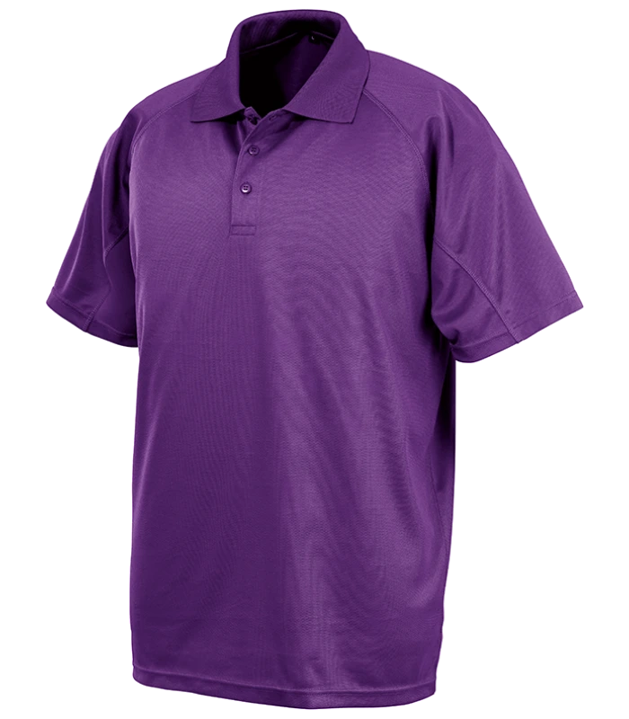 Spiro Spiro Impact Performance Aircool Polo Shirt in PUR