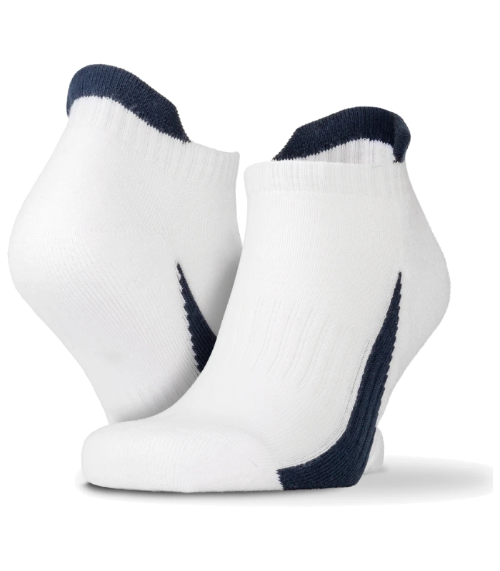 Spiro Spiro 3 Pack Sports Sneaker Socks in WH/NV