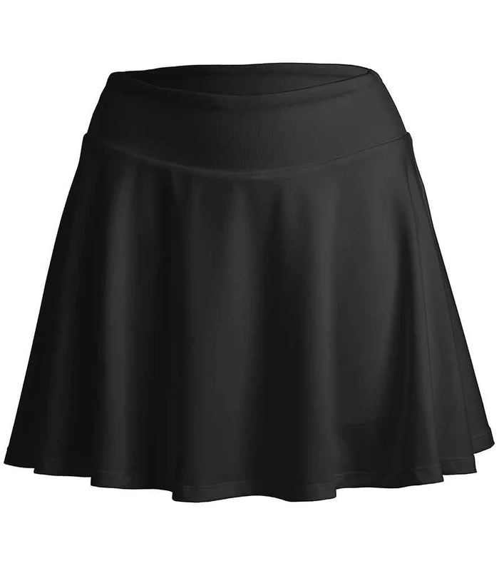 Spiro Spiro Ladies Recycled Fitness Skort in Black