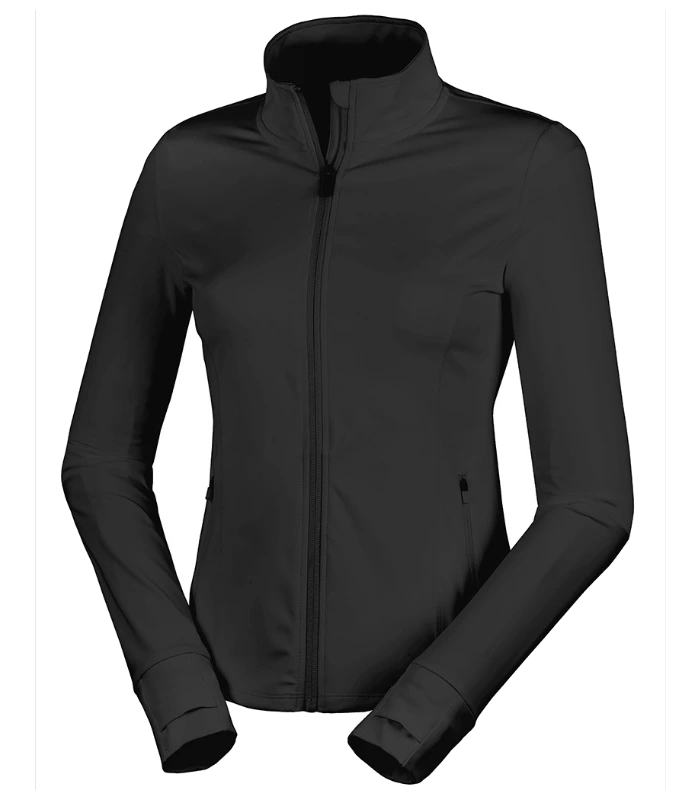 Spiro Spiro Ladies Recycled Fitness Jacket in BLK