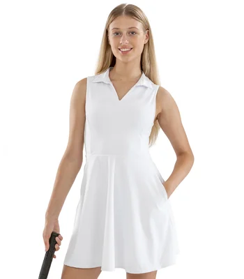 Spiro Spiro Ladies Recycled Fitness Dress in WHI