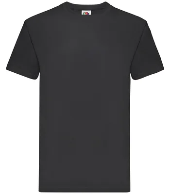 Fruit of the Loom Fruit of the Loom Super Premium T-Shirt in BLK