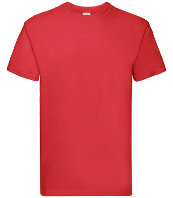 Fruit of the Loom Fruit of the Loom Super Premium T-Shirt in RED