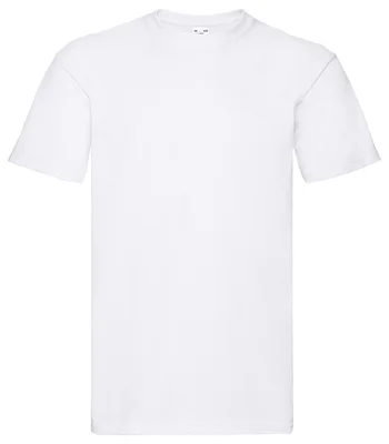 Fruit of the Loom Fruit of the Loom Super Premium T-Shirt in WHI