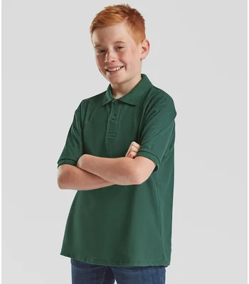 Fruit of the Loom Fruit of the Loom Kids Poly/Cotton Piqué Polo Shirt in ROY
