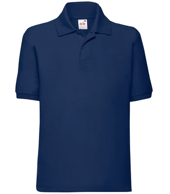 Fruit of the Loom Fruit of the Loom Kids Poly/Cotton Piqué Polo Shirt in NAV